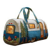 BOLSA DUFFLE ACOLCHADA CON ESTILO HIPPY VAN