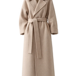 Kaith™ | Elegant Belted Long Coat