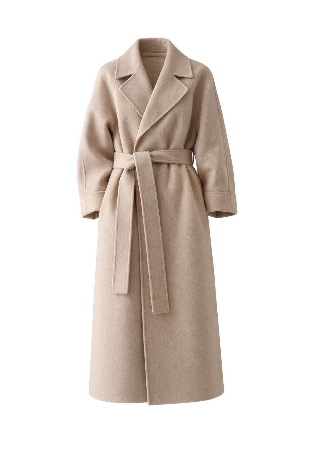 Kaith™ | Elegant Belted Long Coat