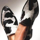 COW PRINT SHOES