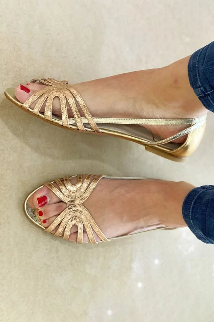 GOLDEN SUMMER SANDALS
