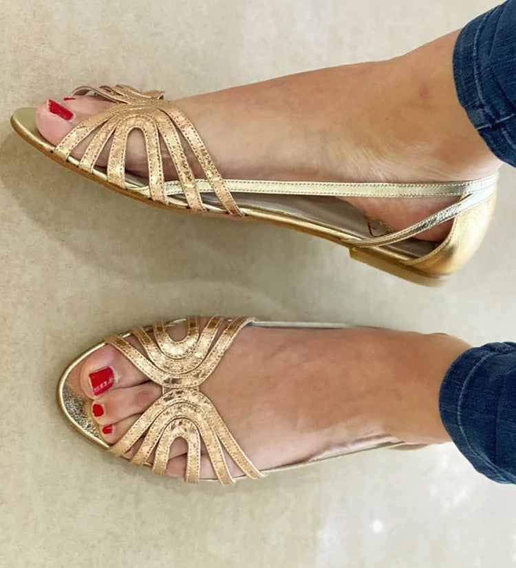 GOLDEN SUMMER SANDALS