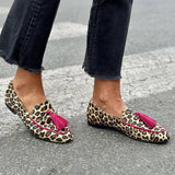 LEOPARD PRINT LOAFERS