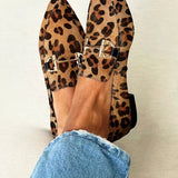 ELEGANT LEOPARD LOAFERS