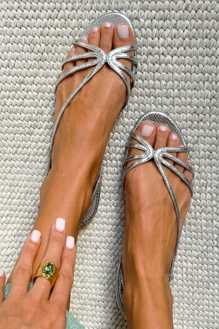 GOLDEN SUMMER ELEGANCE SANDALS