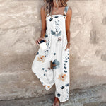 BLACK PRINTED COMFORT JUMPSUIT
