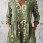 PATTERNED LONG BLOUSE 2