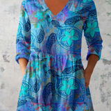 PATTERNED LONG BLOUSE 3