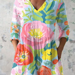 PATTERNED LONG BLOUSE 28