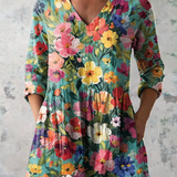 PATTERNED LONG BLOUSE 14