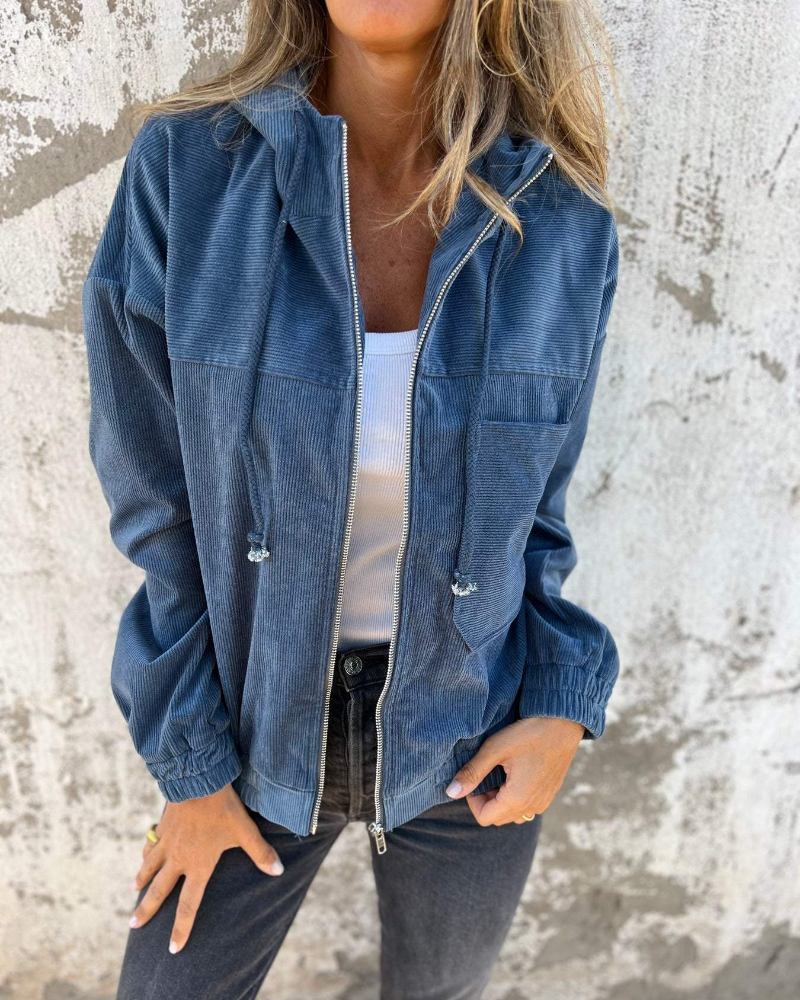 RELAXED COTTON TWILL SPRING JACKET