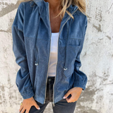 RELAXED COTTON TWILL SPRING JACKET