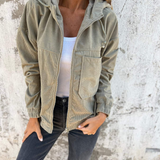 RELAXED COTTON TWILL SPRING JACKET