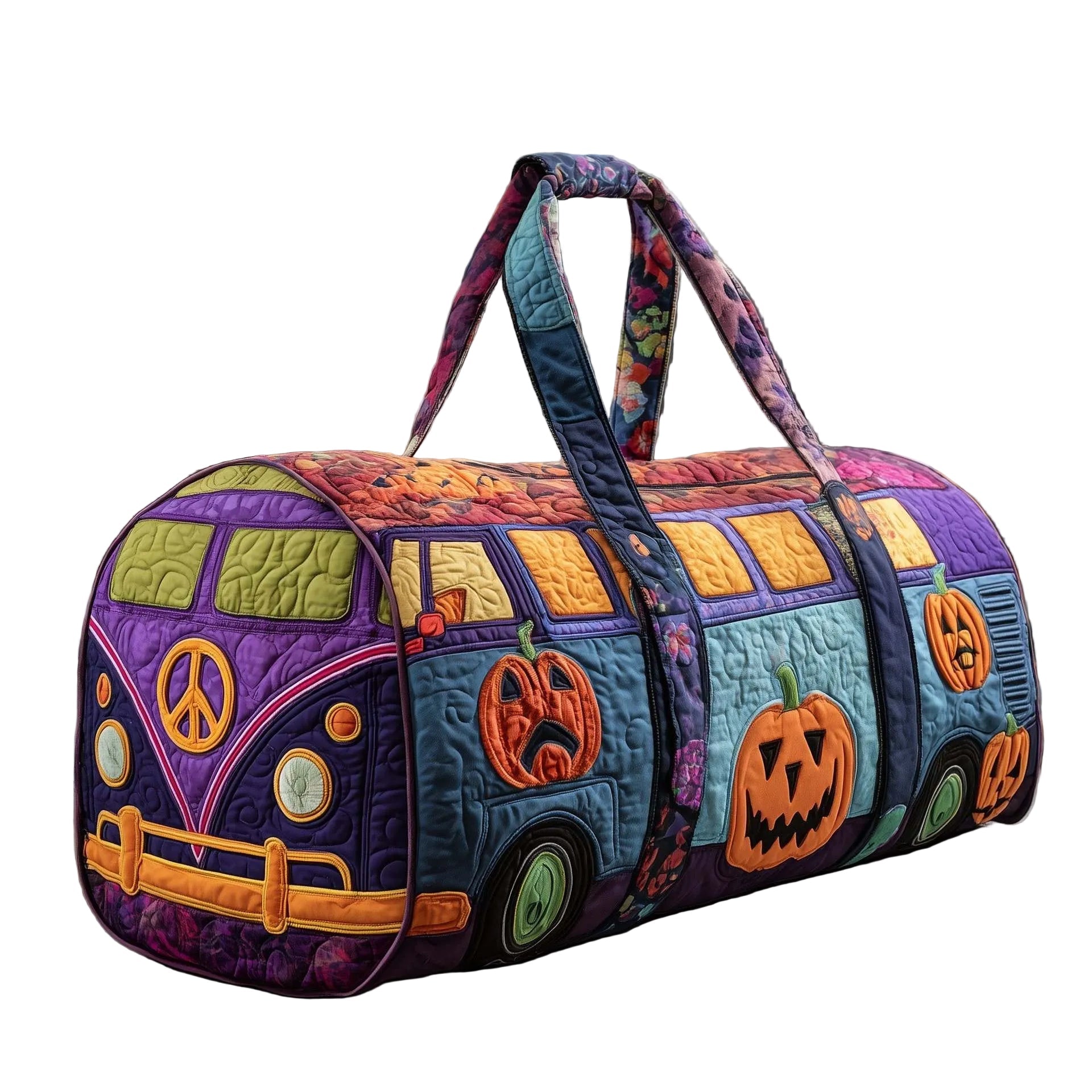 BOLSA DUFFLE ACOLCHADA CON ESTILO HIPPY VAN