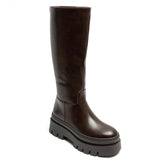BROWN ELEGANT HIGH BOOTS