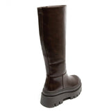 BROWN ELEGANT HIGH BOOTS