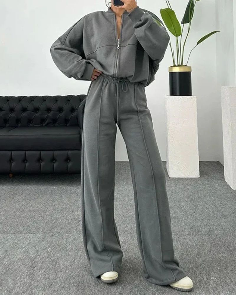 SOFT ZIP TWO-PIECE SET