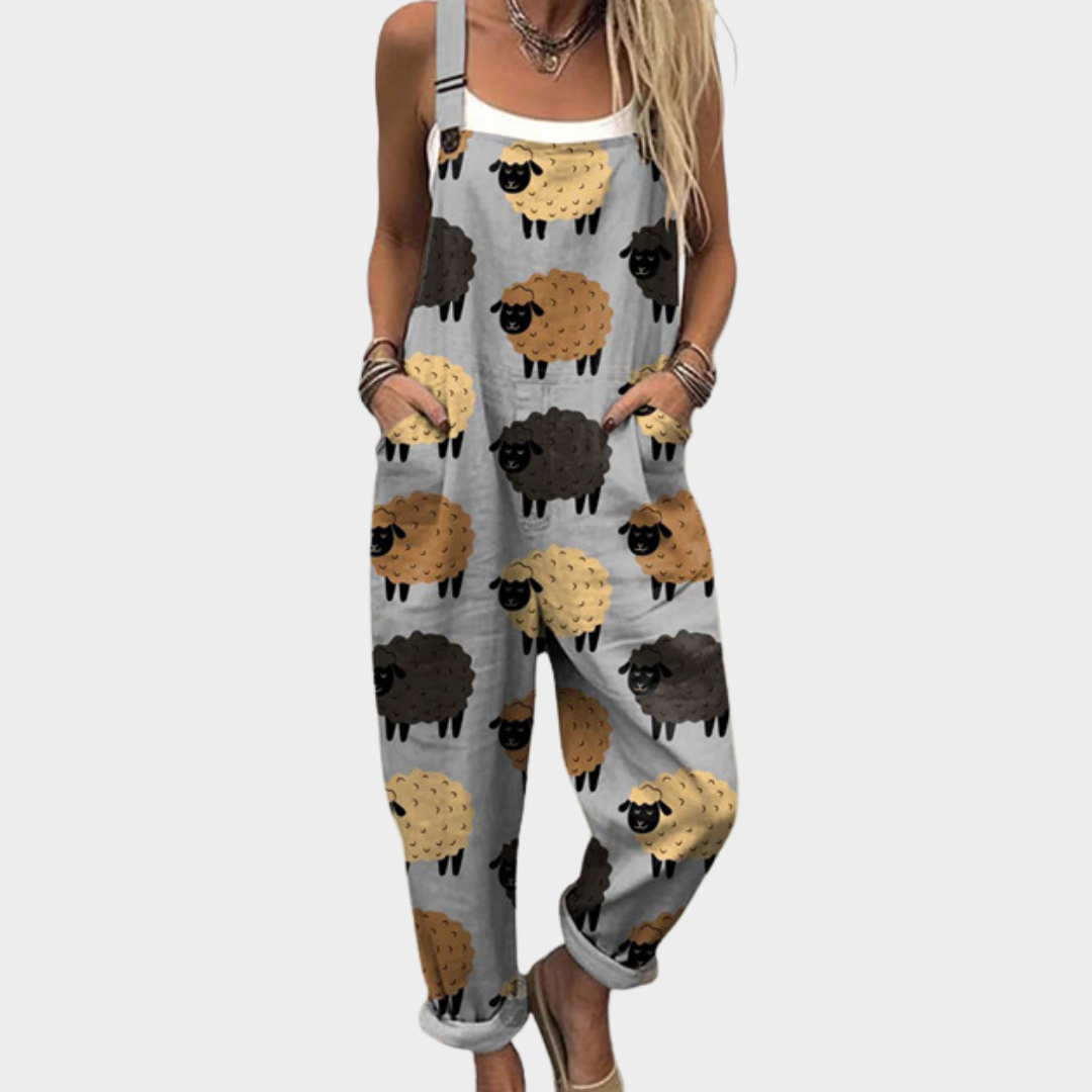 PRINTED COMFORT JUMPSUIT 8
