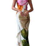 Jacklina – Maxikleid Mit Blumenmuster
