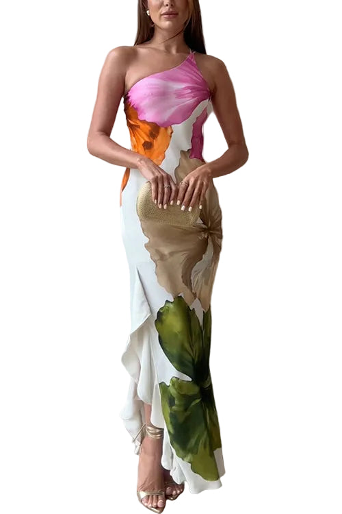 Jacklina – Maxikleid Mit Blumenmuster