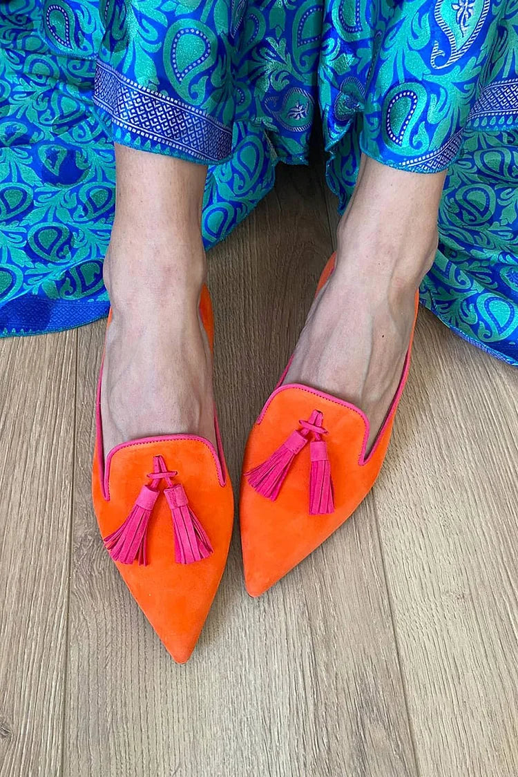 BOHO FRINGE LOAFERS