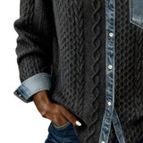 Juliane | Knitted Denim Sweater
