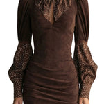 Serelinne – Vintage puff sleeve – Mini dress