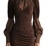 Serelinne – Vintage puff sleeve – Mini dress
