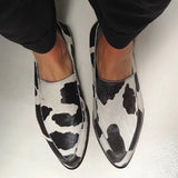 COW PRINT SHOES