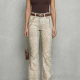 Seraphielle – Snake print elegance – Palazzo jeans