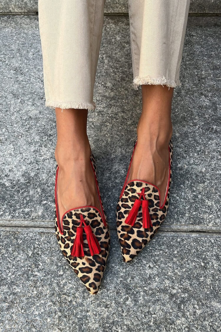 LEOPARD SAFARI LOAFERS