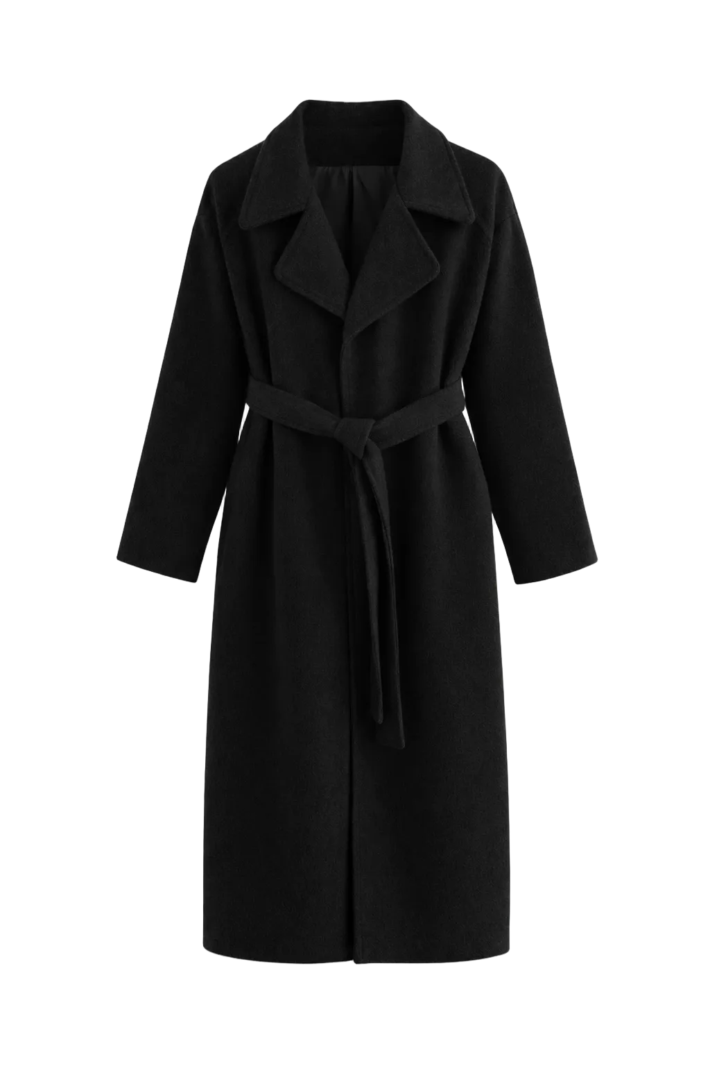 Kaith™ | Elegant Belted Long Coat