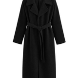 Kaith™ | Elegant Belted Long Coat