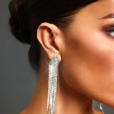 CRYSTAL DROP EARRINGS WITH SPARKLING ELEGANCE