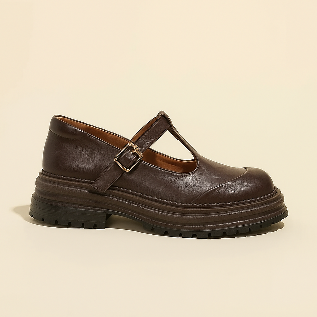 ELEGANT LEATHER MARY JANES