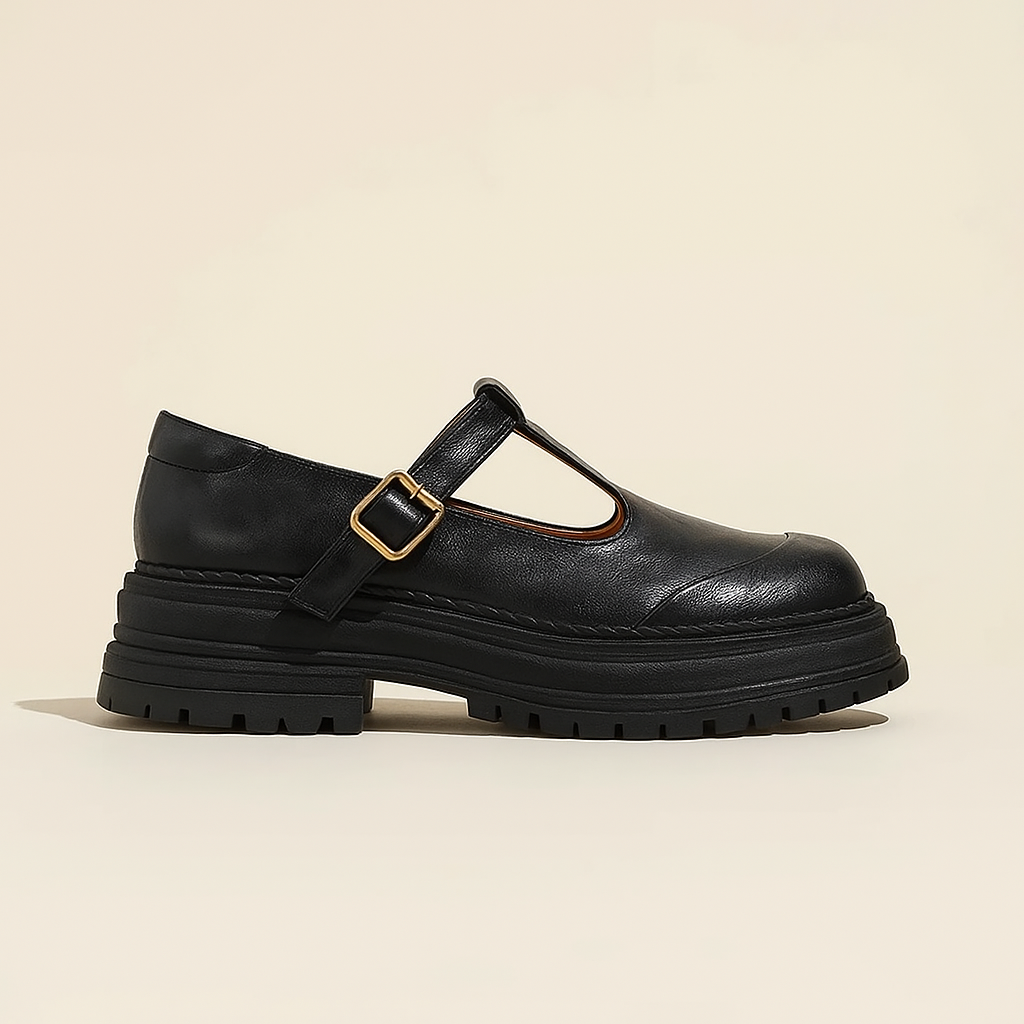 ELEGANT LEATHER MARY JANES