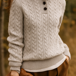 Arden Button-Up Cashmere Sweater