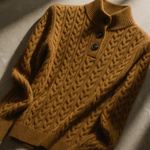 Arden Button-Up Cashmere Sweater