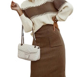 RIBBED RELAXED TWO-PIECE SET