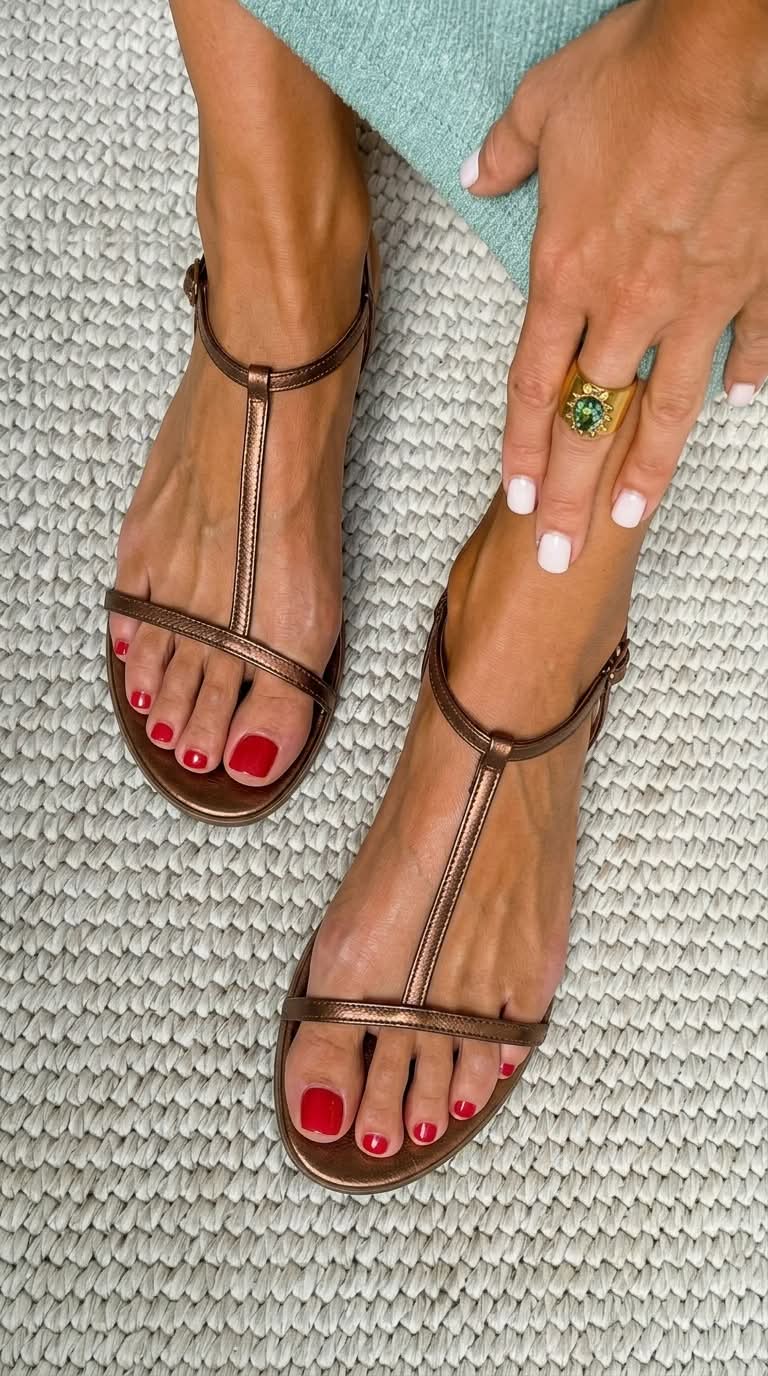 GOLDEN SPRING SANDALS