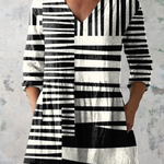 PATTERNED LONG BLOUSE 5