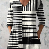 PATTERNED LONG BLOUSE 5