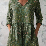 PATTERNED LONG BLOUSE 7