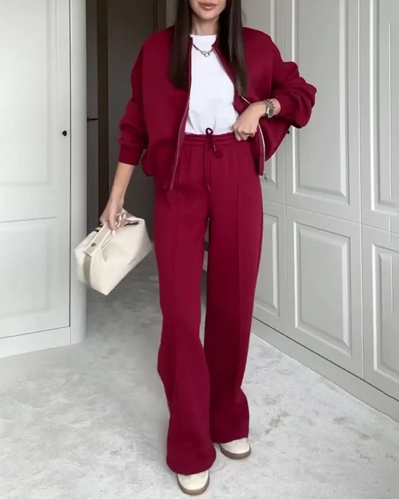 SOFT ZIP TWO-PIECE SET