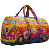 BOLSA DUFFLE ACOLCHADA CON ESTILO HIPPY VAN