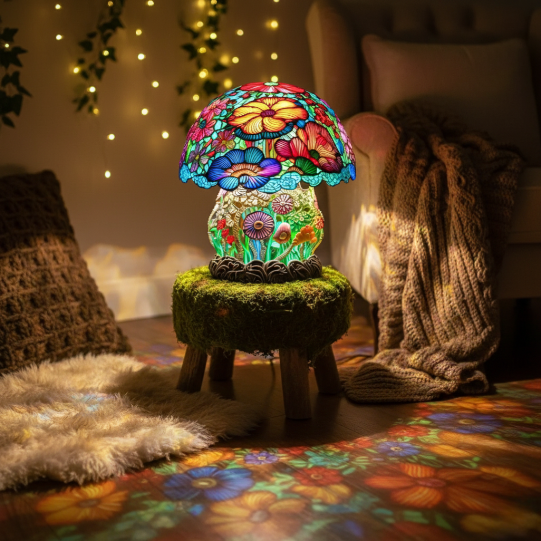 Frosted Mushroom Light