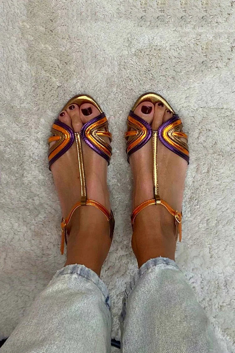 MEDITERRANEAN COLOUR SANDALS