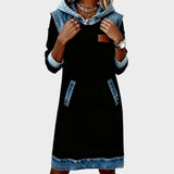 CASUAL HOODED DRESS