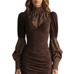 Serelinne – Vintage puff sleeve – Mini dress