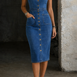BUTTON-UP DRESS